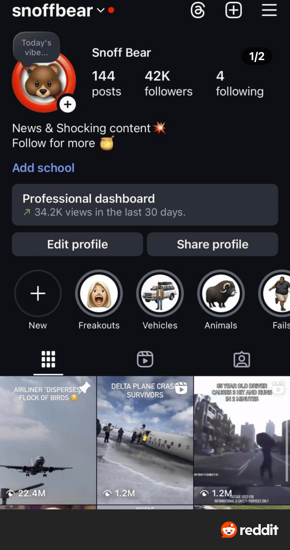 Instagram account 42k